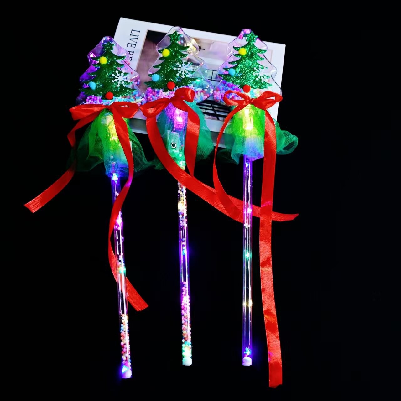 网红圣诞树闪光手持星空棒仙女棒夜市地摊发光玩具广场地推爆款详情4