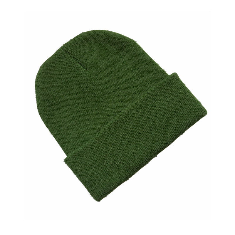 现货黑色针织帽男女纯色冷帽欧美保暖帽子荧光色毛线帽光板针织帽详情44