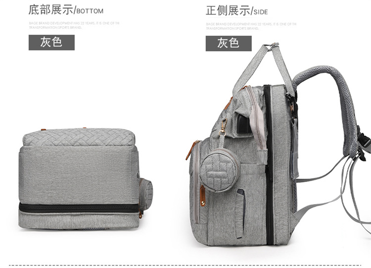 Новая складная детская кроватка оптовой продажи с портативным пакетом для ухода из дома, в котором можно повесить детскую сумку pic 34