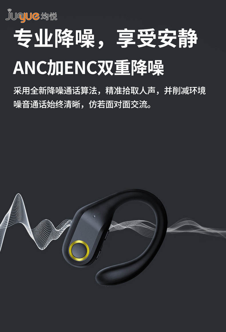 Wireless Bluetooth translation headphones, simultaneous translation in multiple languages, real-time translation, overseas travel video call translator factory wholesale price pic 8