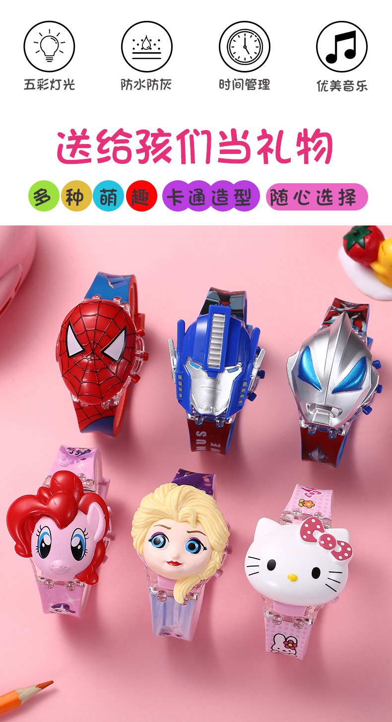 可爱少女心卡通KT猫学生手表闺蜜礼物三丽欧凯蒂猫电子手表高颜值详情2