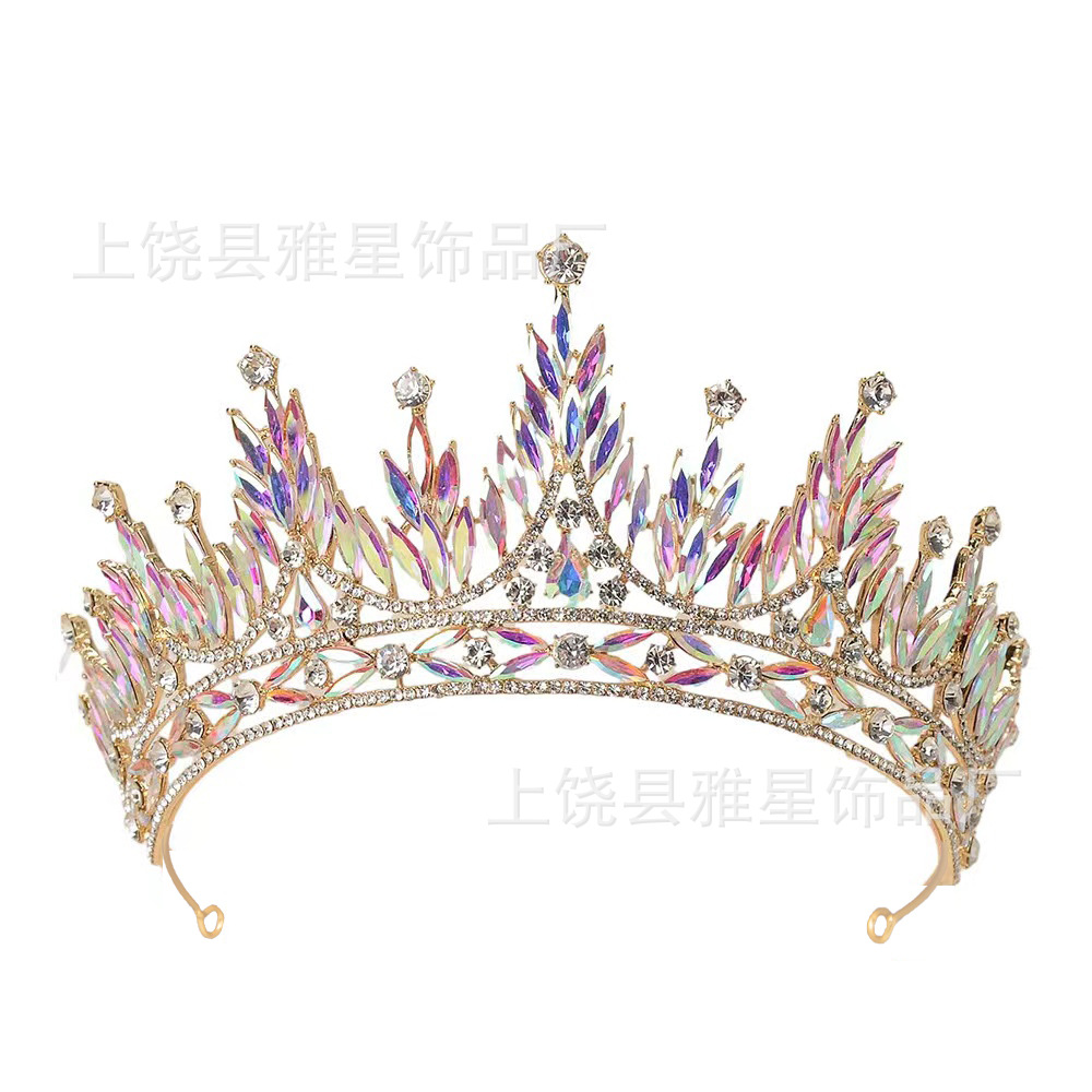 新娘头饰大气结婚头饰婚纱礼服超仙生日拍摄写真影楼配型发饰皇冠详情15