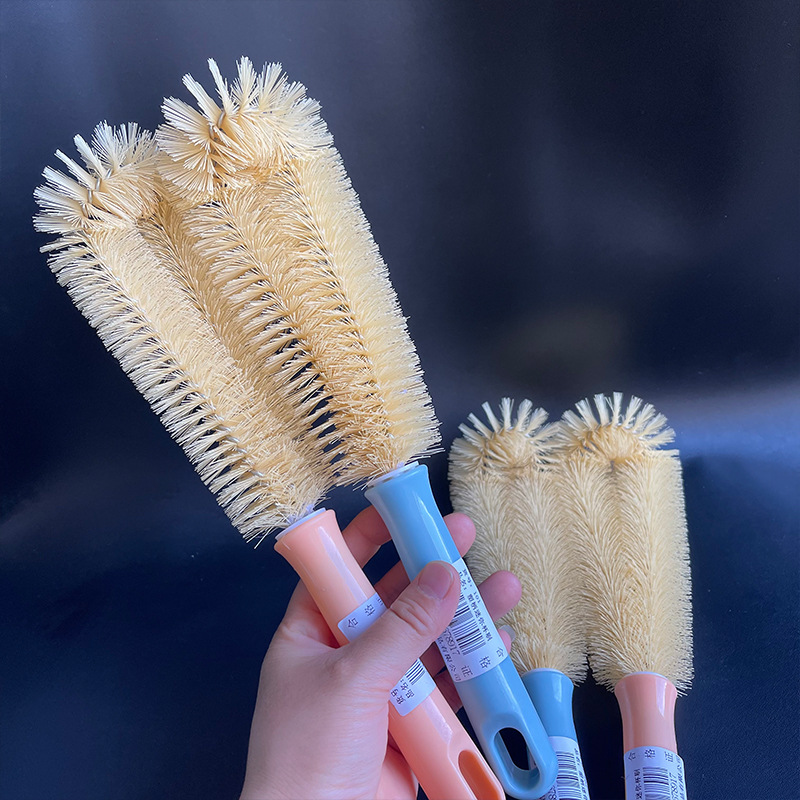 【 Zone 2-12 】101 Plastic Handle - Cup Brush 336 per piece 101 Plastic Handle Cup Brush, Water Bottle Brush, Tea Cup Brush, Cleaning Brush, Daily Household Baby Bottle brush pic 4