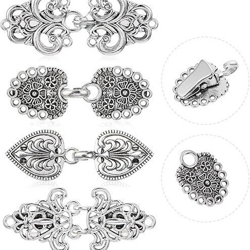 欧美复古合金毛衣夹丝巾开衫扣衬衣领夹防走光束紧夹胸针厂家直销详情9