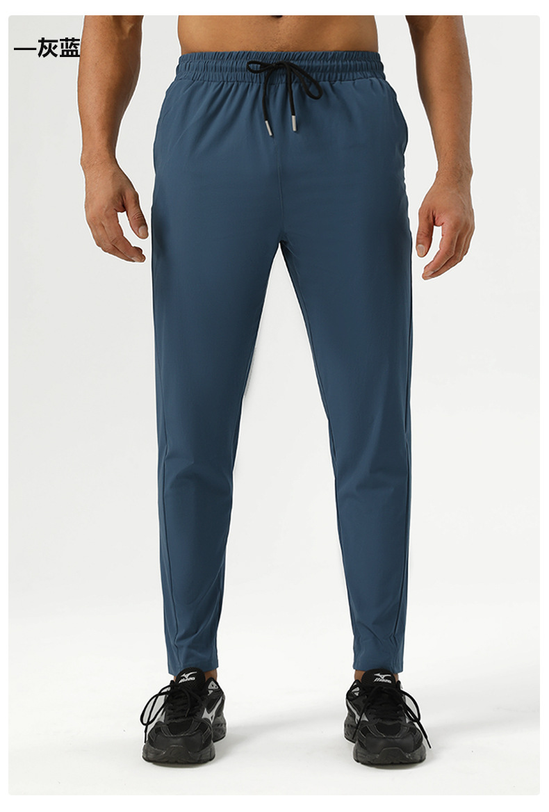 运动长裤男士户外垂钓露营冰丝裤九分直筒四季可穿锦纶弹力速干裤详情11