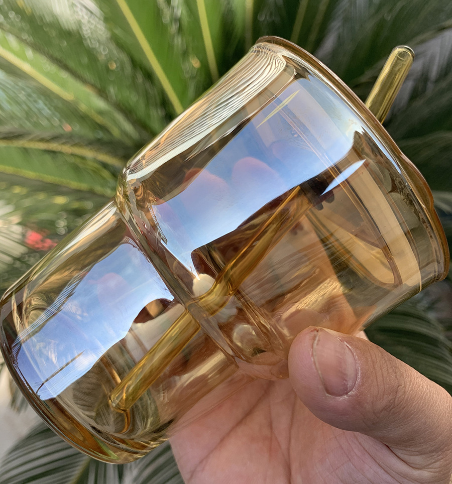 Popular online celebrity cup small gifts, wedding souvenirs, high-appearation-level female student glass water cups, gift cups for the event pic 2