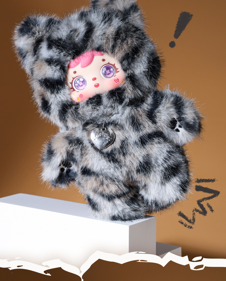 三小毛喵喵的酷炫时刻毛绒盲盒创意可爱卡通公仔闺蜜礼物跨境盲盒详情9