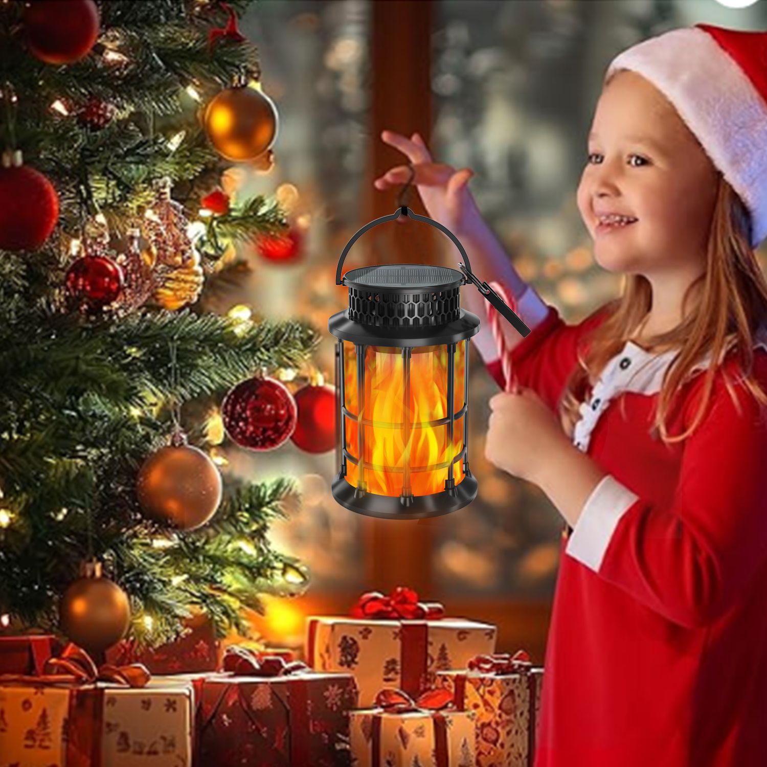 跨境新款太阳能火焰灯户外花园草坪景观装饰灯小夜灯天黑自动亮详情12