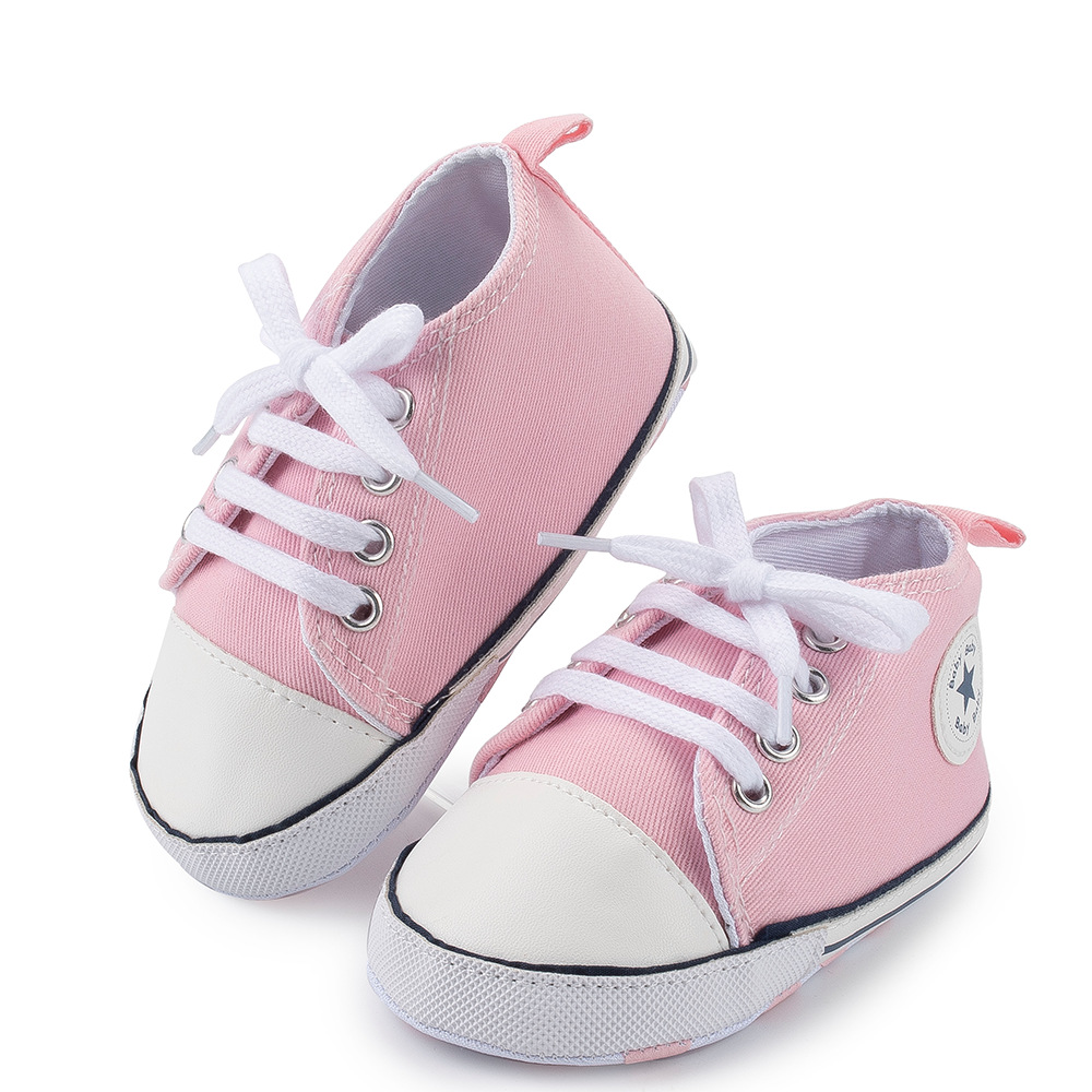 亚马逊爆款婴儿鞋宝宝鞋经典帆布鞋儿童童鞋软底学步鞋baby shoes详情34