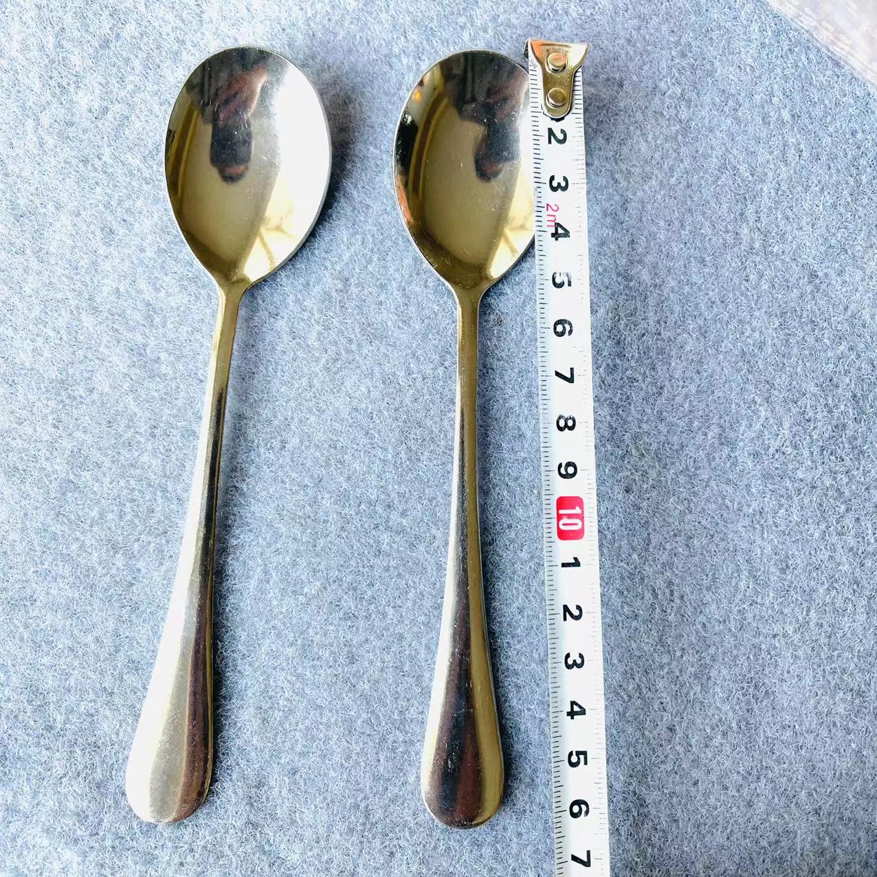 【 Zone 1-10 】 Round head spoon 20/ bundle 1500/ box 601 round head spoon Soup spoon coffee mixer spoon rice spoon spoon spoon spoon spoon Student spoon Household tableware 1 yuan supply pic 2