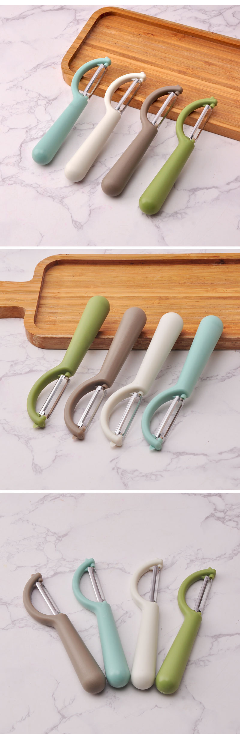 P-type peeler, factory direct sales of stainless steel fruit and vegetable peelers, kitchen multi-functional potato peelers pic 6