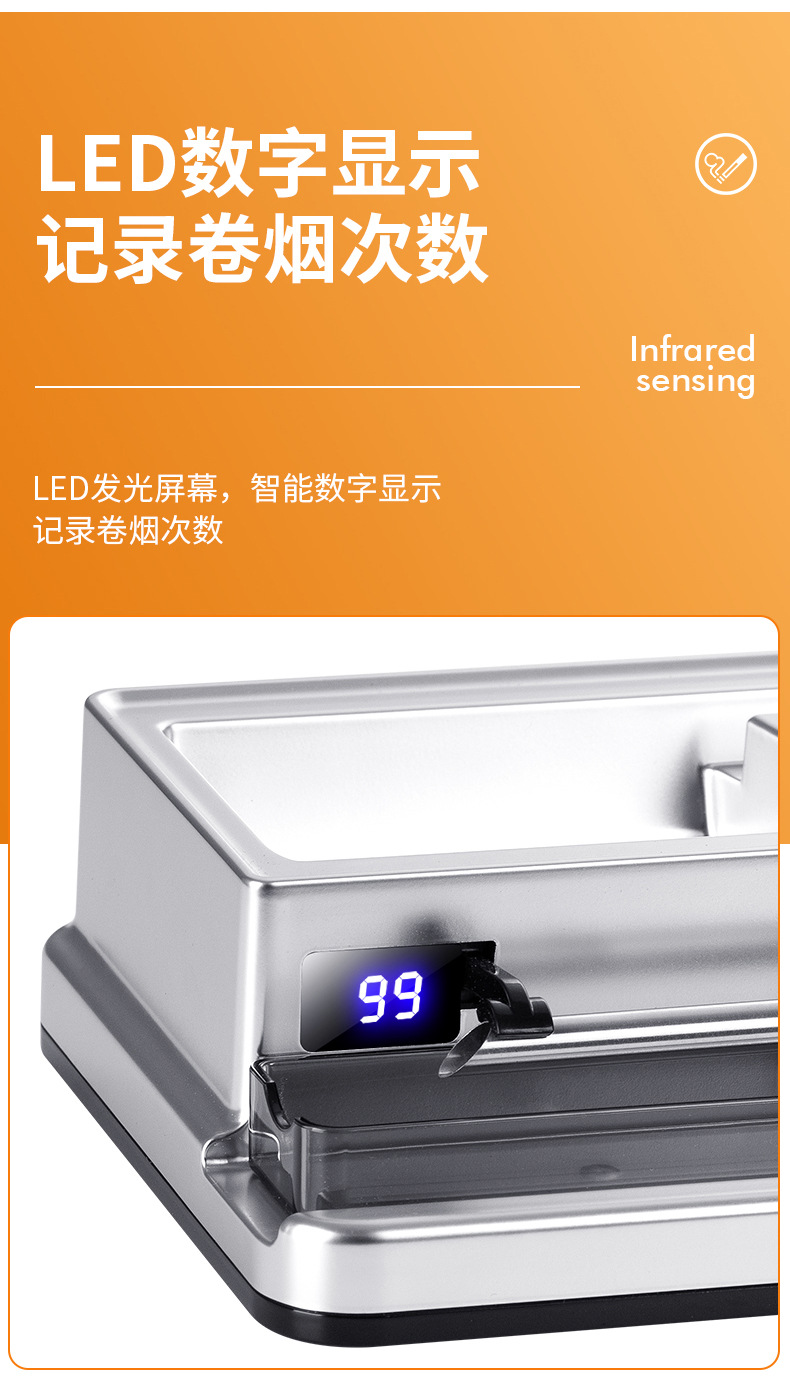 新款全自动卷烟器粗细一机两用款小型手动拉烟器电动卷烟机器批发详情13