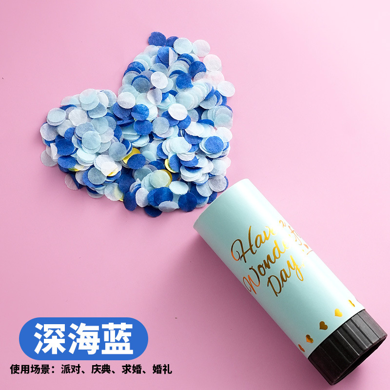 手持小礼炮生日蛋糕派对庆祝氛围道具手拧喷花筒婚礼甜品台礼花炮详情3