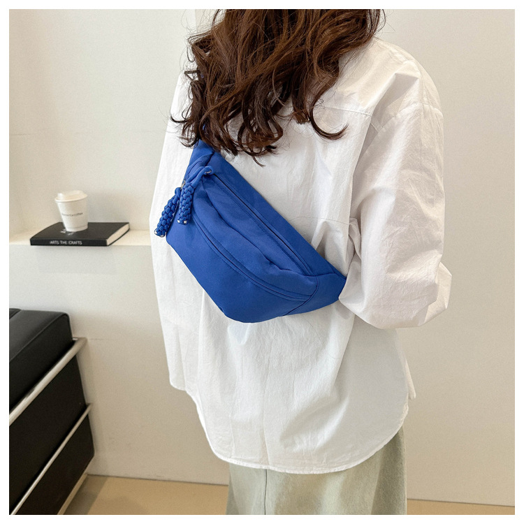 Summer casual candy-colored single-shoulder dumpling bag 2024 New trend neutral daily chest bag, beautiful and fashionable crossbody bag pic 16