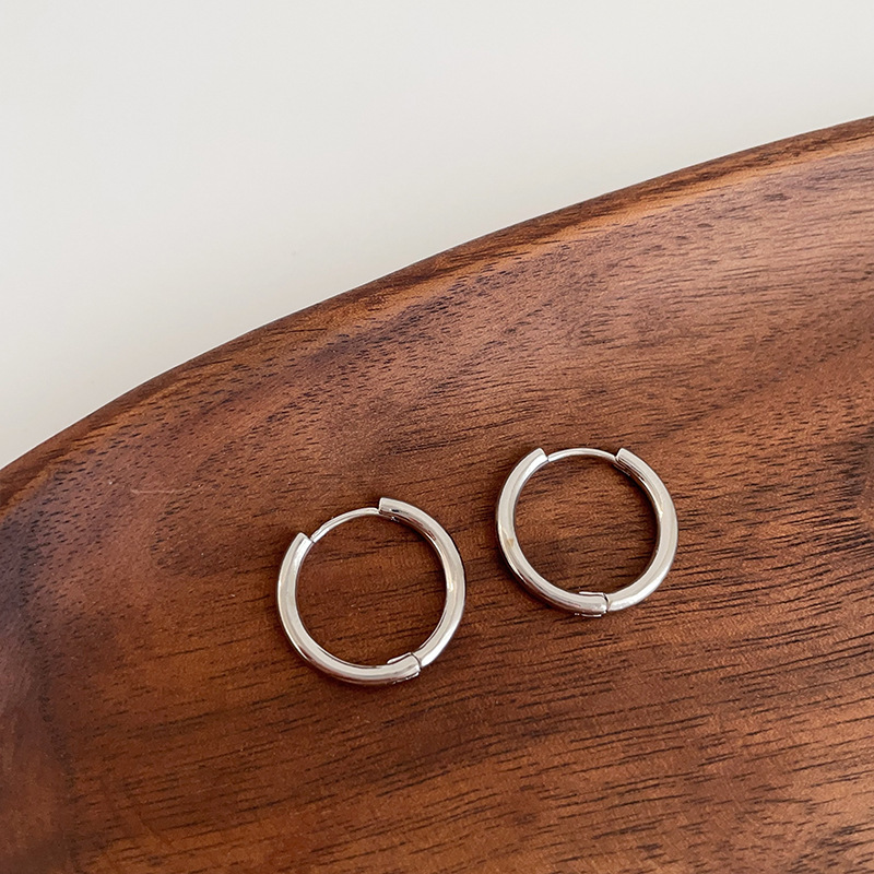 经典日常素圈金属耳圈女韩国简约个性百搭气质时尚耳钉耳环耳饰详情22