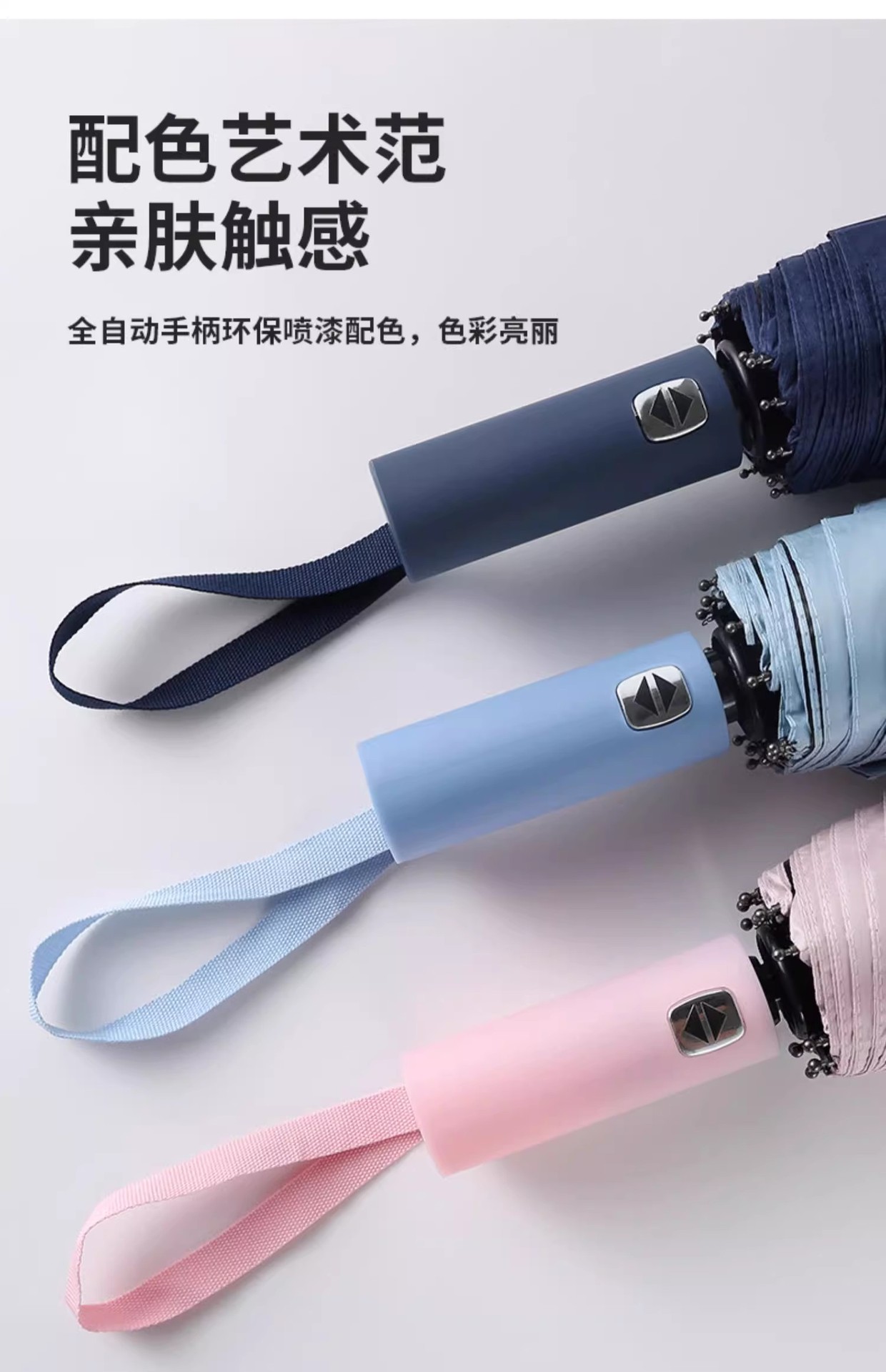 雨伞自动伞24骨大伞 遮阳伞加固抗风暴黑胶防晒伞男士自动晴雨伞详情22