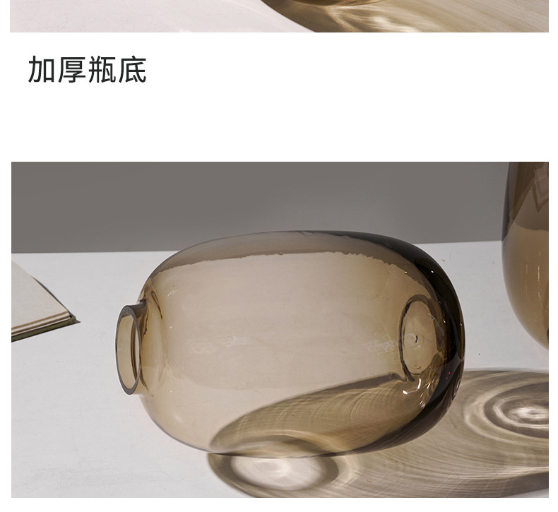 高级感花瓶摆件玻璃水培吊钟雪柳马醉木水养插花鲜花客厅落地装饰详情26