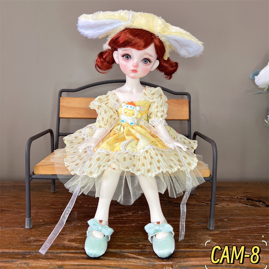 6分BJD玩偶换装衣服30厘米洋娃娃衣服森系可爱卡通洛丽塔裙子详情8