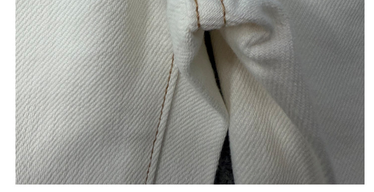 BC High-waisted straight-leg jeans for women, beige, simple style, versatile, casual, loose, wide-leg trousers, European and American style 2026 pic 17