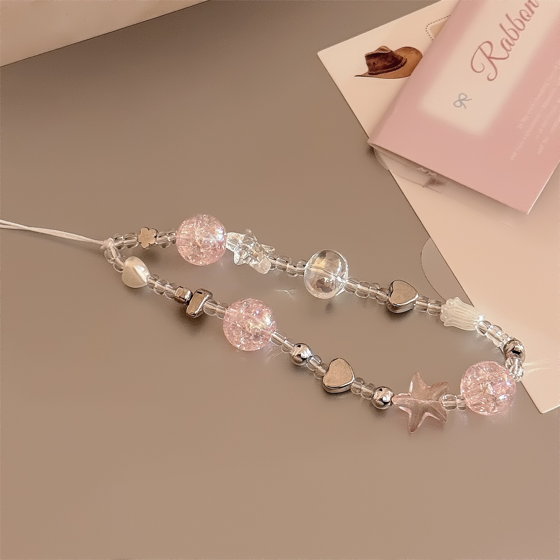 彩色链条手机壳挂绳适用苹果/华为便携手腕带绳个性ins多巴胺挂件详情13