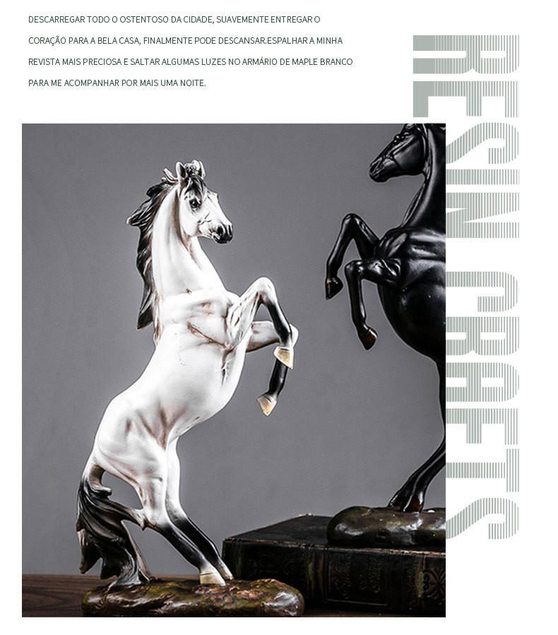 国潮新中式风水摆件十二生肖马到成功办公室摆件开业乔迁新居装饰礼物详情6