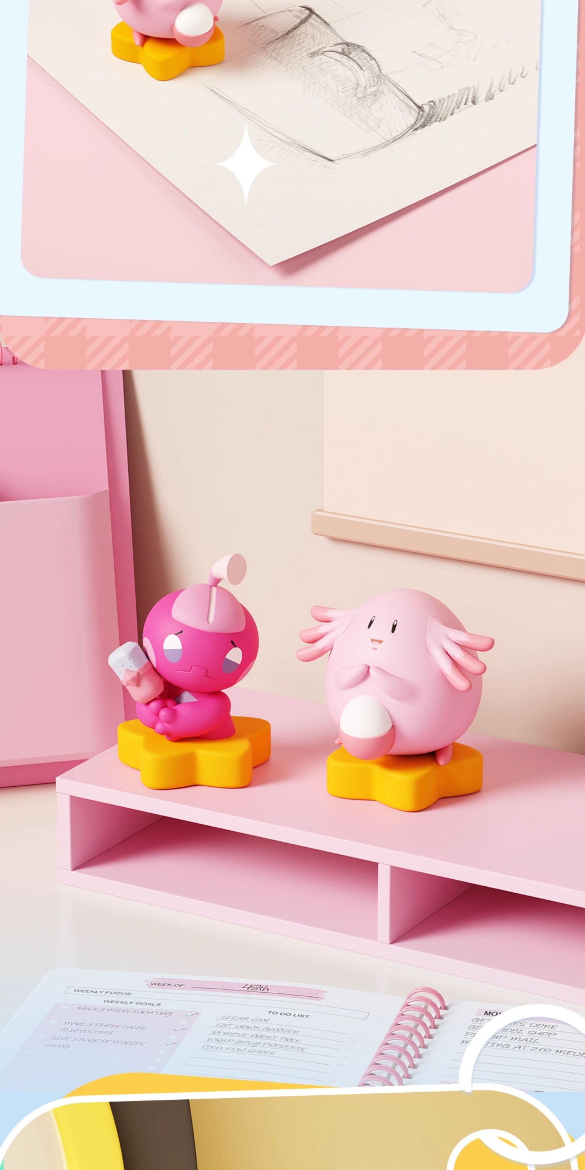 宝可梦正版多玩法小摆件盲盒桌面手办公仔笔帽橡皮擦玩偶礼物详情7