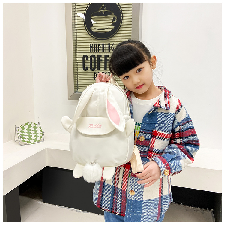卡通可爱儿童双肩包幼儿园小孩轻便小背包3-6岁儿童帆布出行包潮详情21