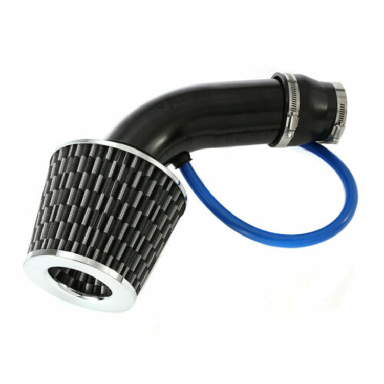 Automotive aluminum alloy cold air intake pipe kit 76mm high-flow air intake mushroom head universal kit pic 11