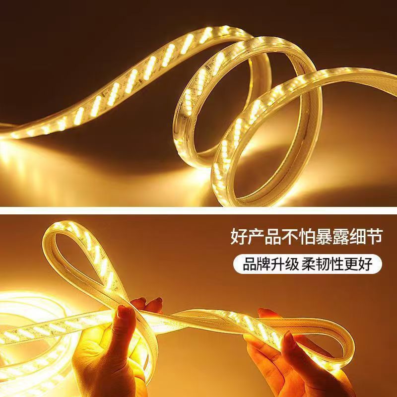 LED灯带三排180灯外墙专用家装工程户外防水灯带220v高压led灯条详情20