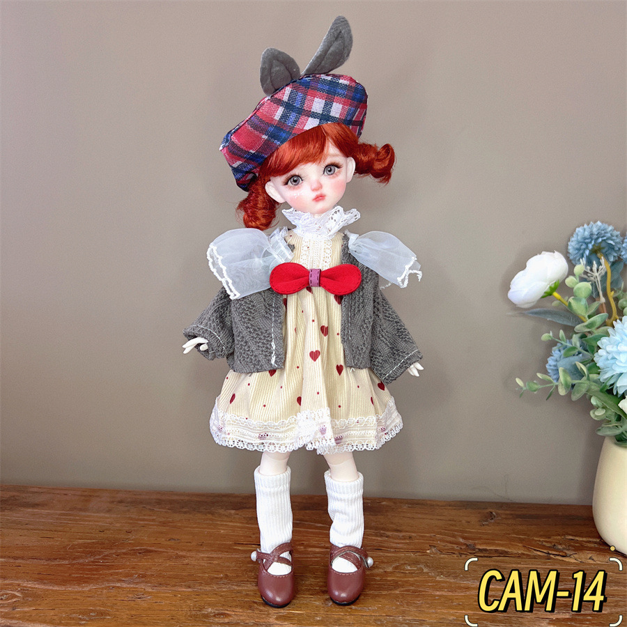 6分BJD玩偶换装衣服30厘米洋娃娃衣服森系可爱卡通洛丽塔裙子详情14