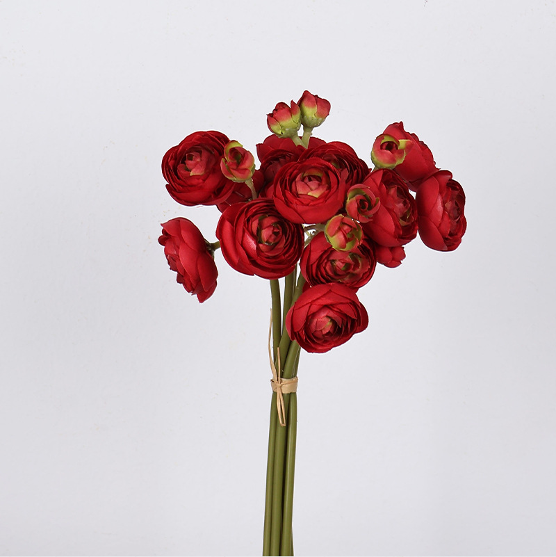 迷你露莲花露莲把束仿真花小茶玫花束假高级感家居装饰花婚庆绢花详情9