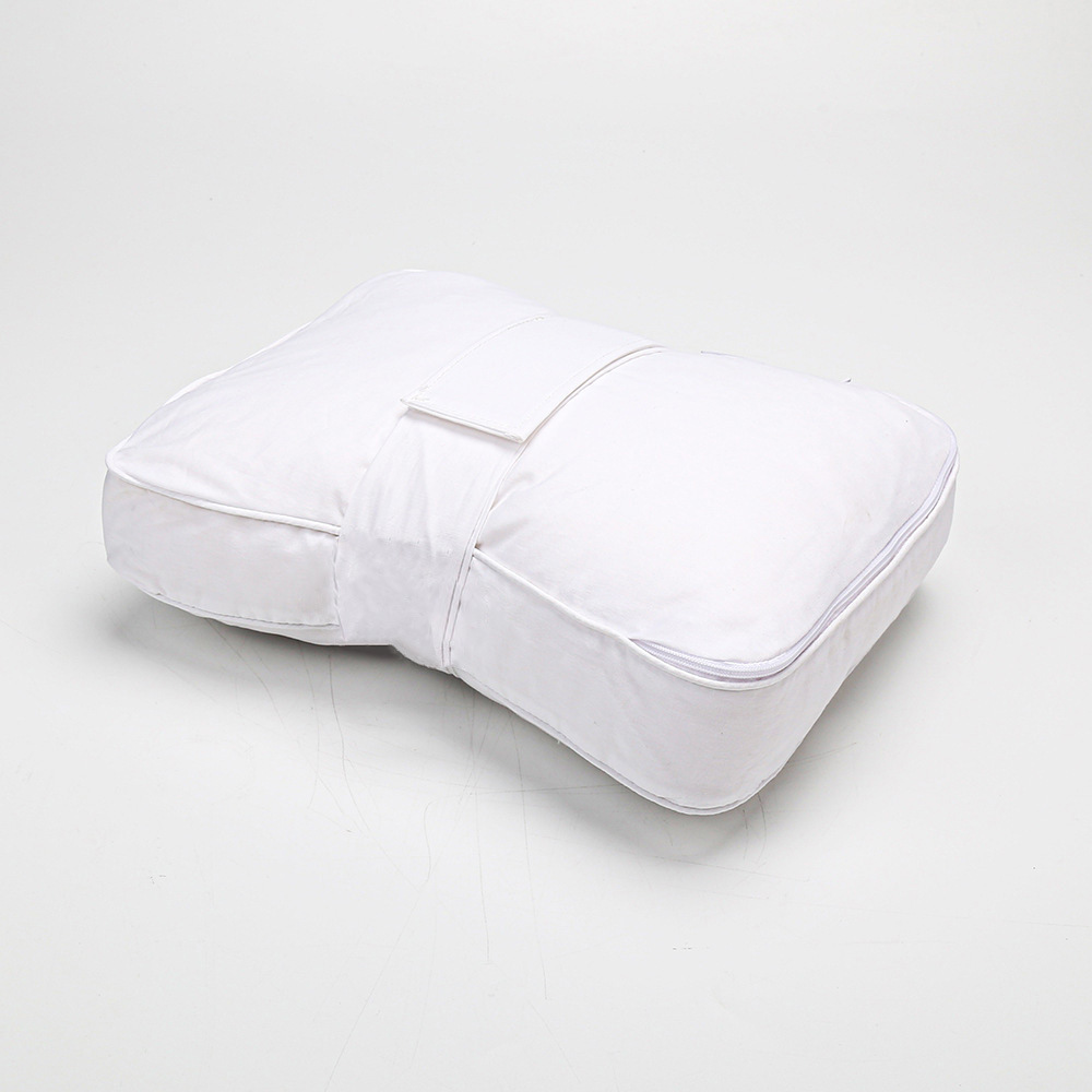 亚马逊单人碎记忆棉枕亚马逊热销带绑带可固定碎海绵膝枕详情3