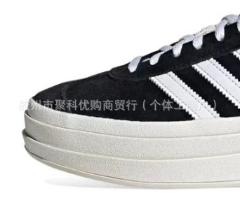 莆田德训鞋女鞋莆田高版本samba纯原百搭校园银色增高厚底红色小详情30