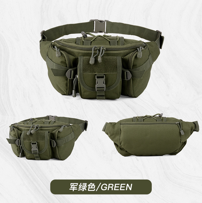 逸途 厂家直供户外运动防水腰包多功能钓鱼路亚包迷彩潮流商务战术胸包详情18