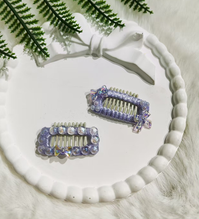 New pet hair clips, handcrafted pet hair accessories, fashionable dog and cat hair clips, headwear, pet accessories pic 17