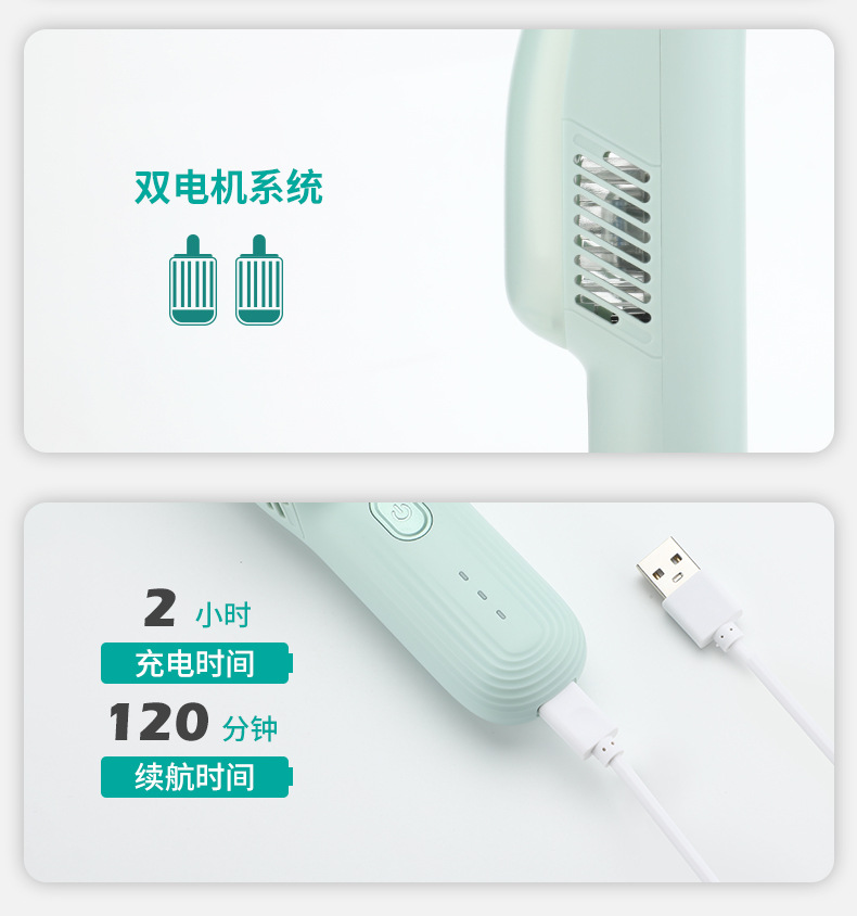 VGR155新款跨境电动剃发推子陶瓷自动吸发宝宝婴儿专用理发器详情7