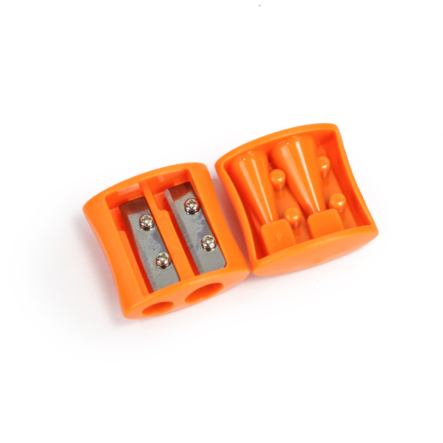YALONG wholesale high-quality office supplies plastic double-hole standard pencil sharpeners pic 6