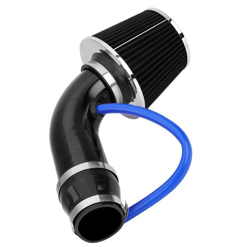 Automotive aluminum alloy cold air intake pipe kit 76mm high-flow air intake mushroom head universal kit pic 12