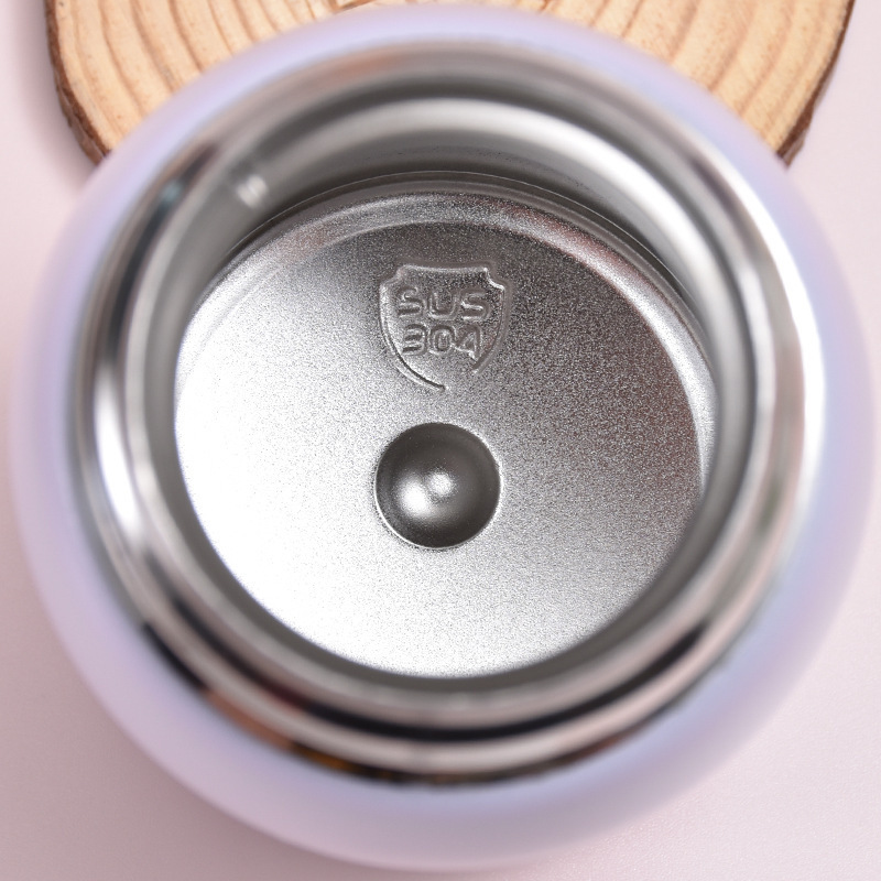 简约高颜值迷你口袋杯学生情侣时尚真空豌豆杯便携不锈钢保温杯详情9