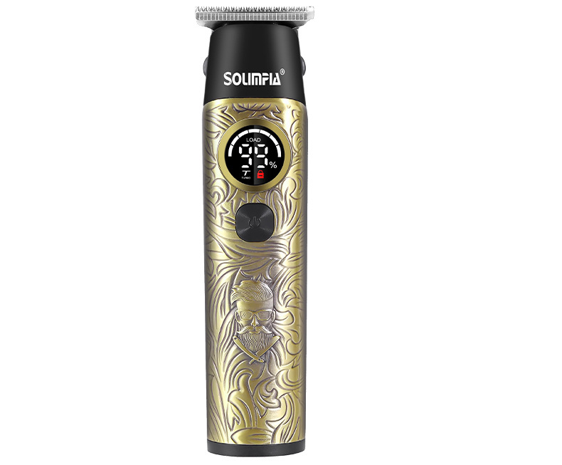 SOLIMPIA电动理发器发廊复古男士油头雕刻剪液晶数显剃头刀电推子详情13