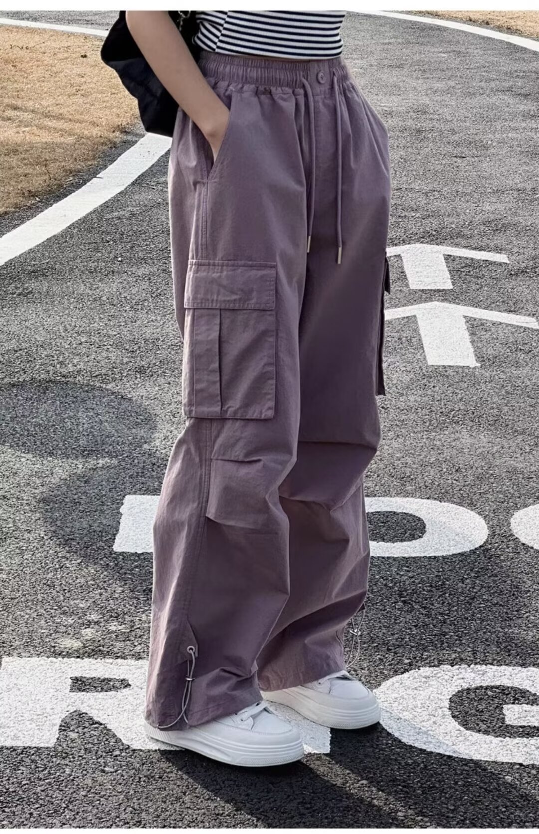 女童工装裤2024新款夏装韩版洋气中大童纯棉女生休闲裤子潮酷穿搭详情22