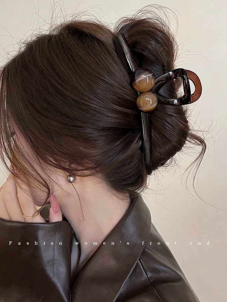 Early spring accessories: flower-shaped hairpins, large female hairpins, large hair volume at the back of the head, shark hairpins, popular hairpins, pearl hairpins, headwear pic 6