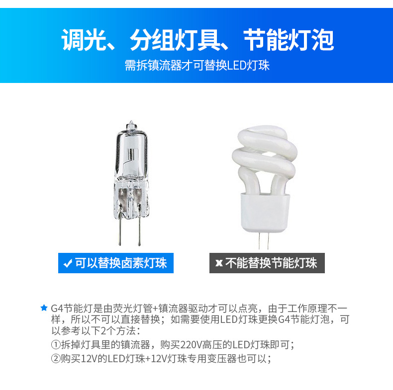 5W新款LED G4 COB 2508灯珠12V LED硅胶节能玉米灯泡白/暖白插脚详情7