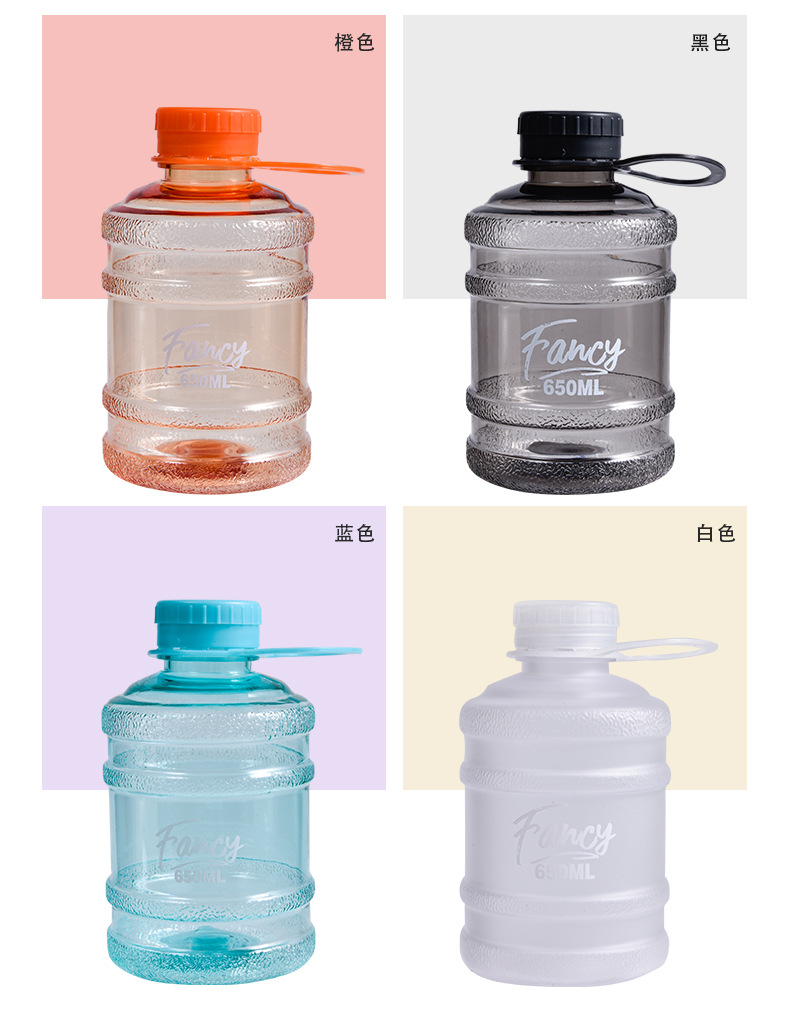 新款网红水果花茶水桶杯便携式卡通塑料杯子儿童女大容量奶茶水壶详情6