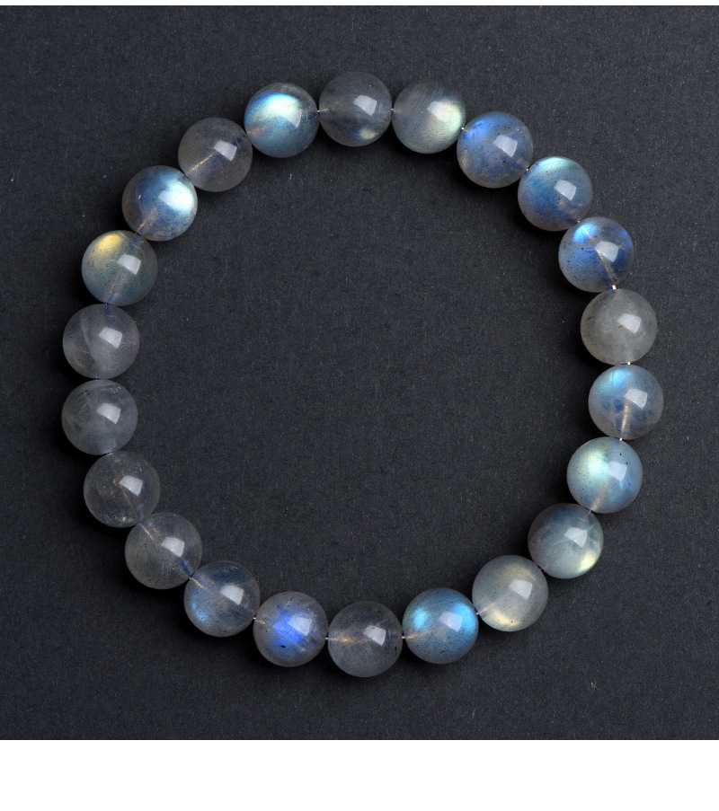 Jiuya Crystal 7a Grade Natural grey Moonstone loose beads Feldspar semi-finished DIY jewelry bead wholesale pic 33