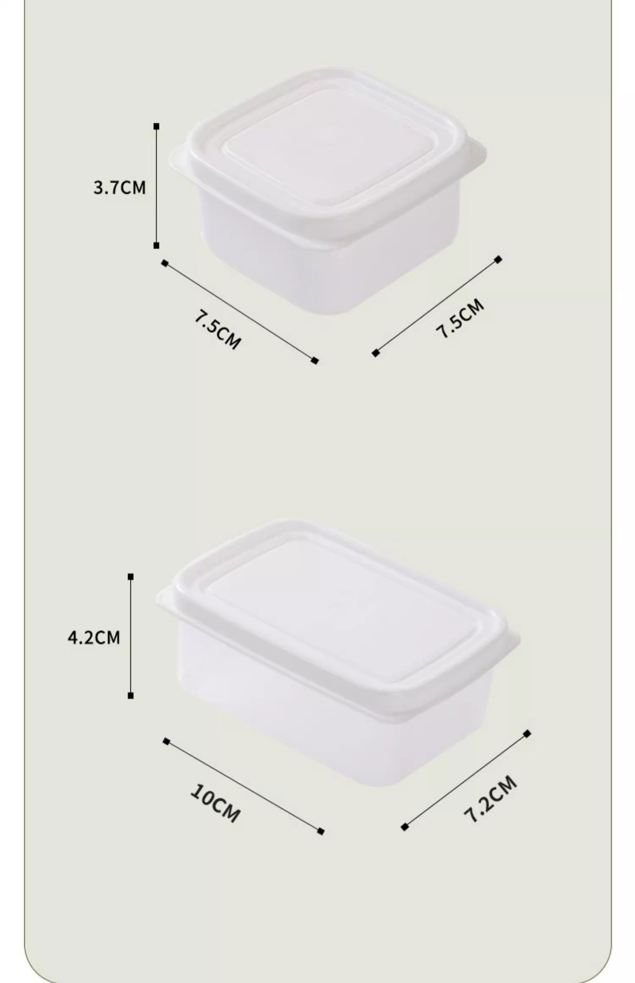 Refrigerator storage box, frozen meat compartmentalized small box, frozen preservation box, microwave-safe food, whole grain and rice portioning box pic 21