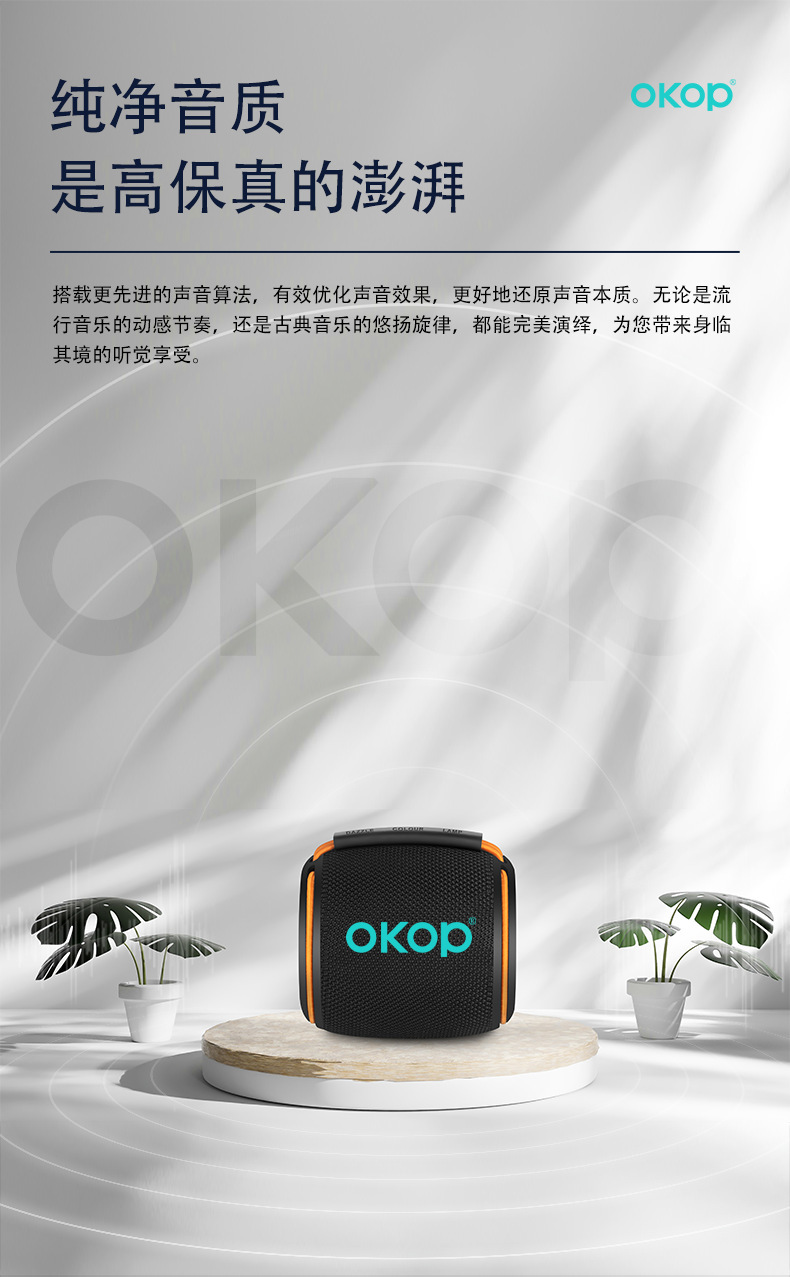 808新款RGB炫彩灯光蓝牙音箱跨境便携式手提清晰音质重低音音响详情11
