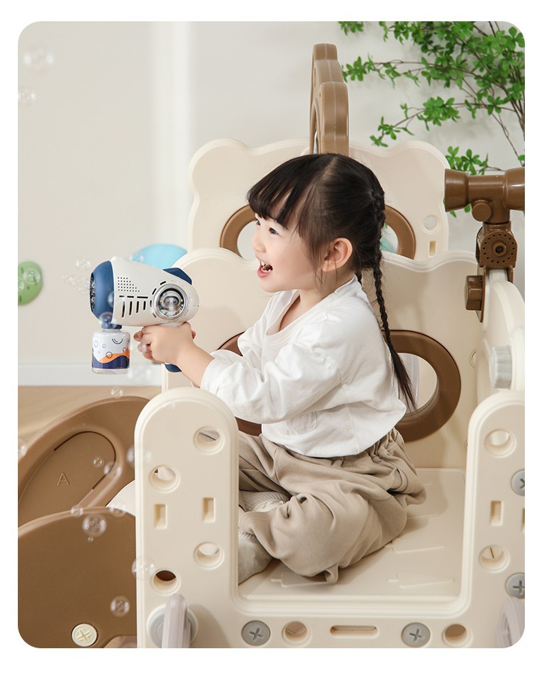 室内家用儿童滑滑梯海洋球池小户型民宿宝宝小朋友秋千滑梯二合一详情26