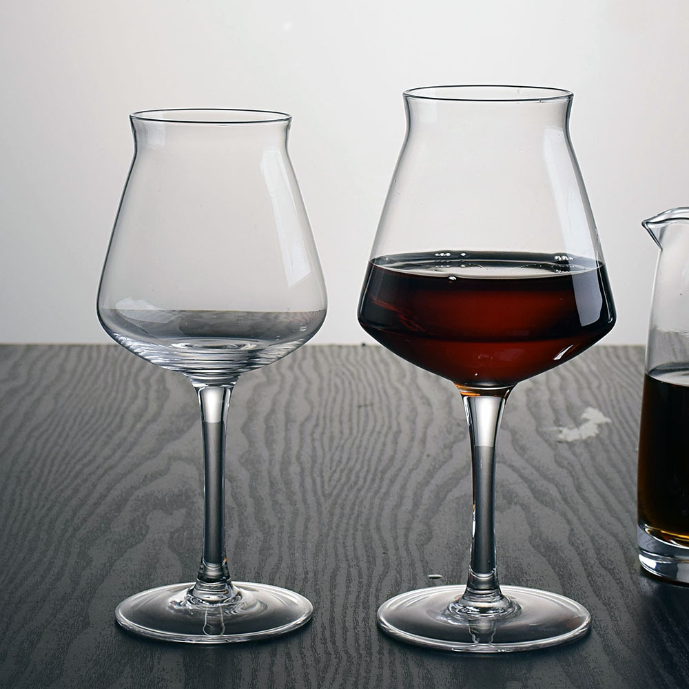 水晶玻璃红酒杯高脚杯啤酒杯小麦杯洋酒杯品鉴水晶高脚果汁杯饮料详情1