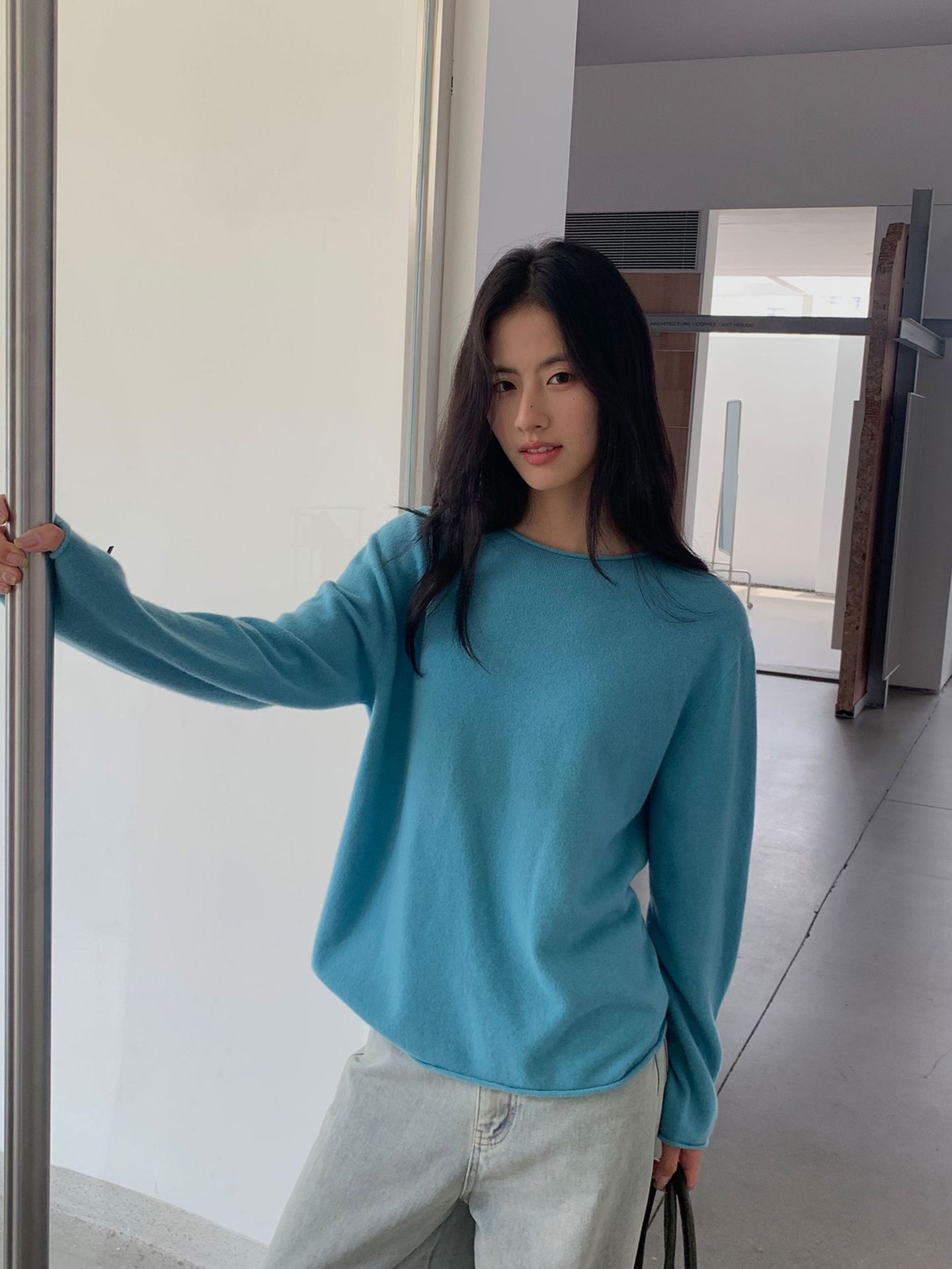 Korean-style seamless one-piece process round-neck pullover cotton and wool sweater, basic base layer for women a1183 in autumn and winter pic 88